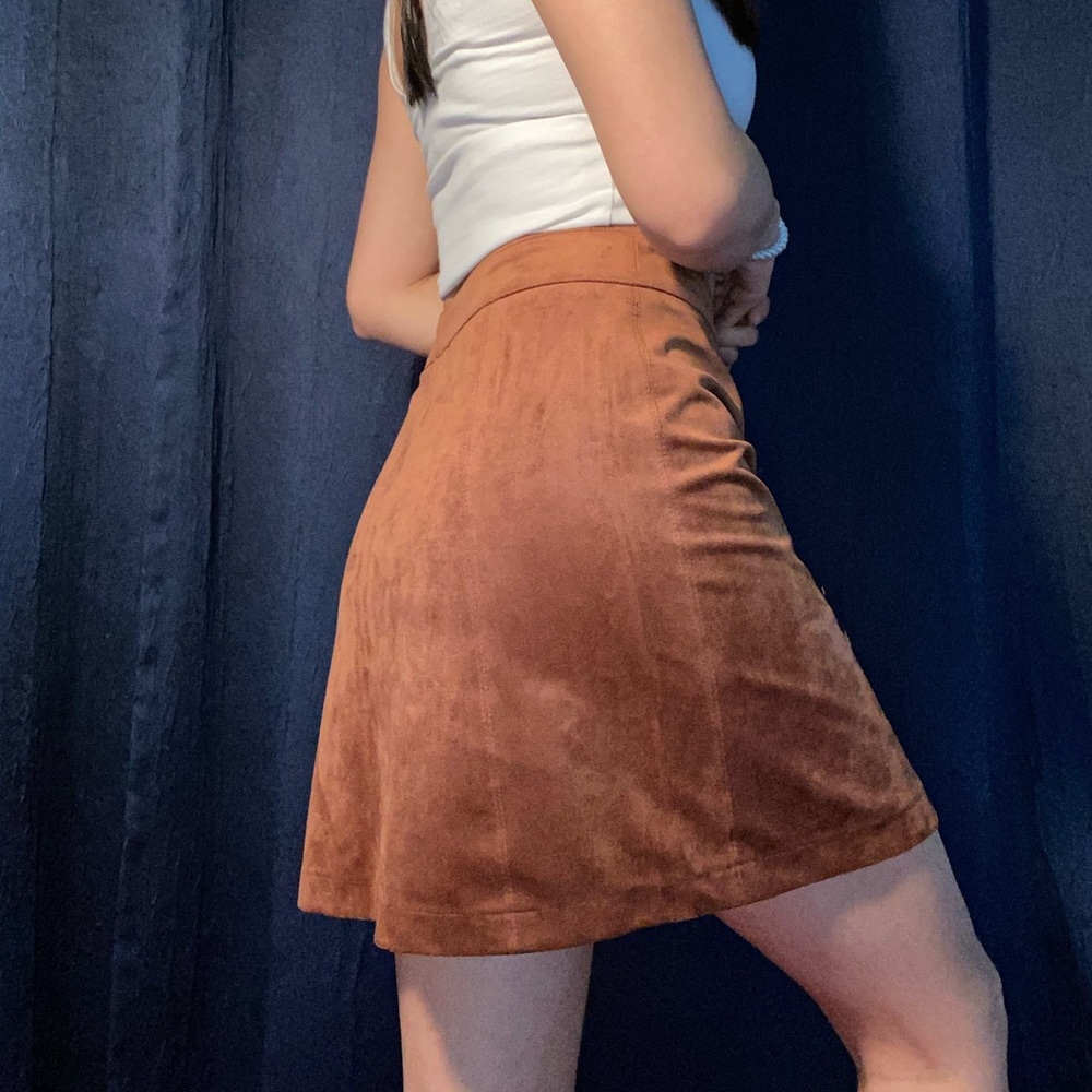 Forever 21 Faux Suede Mini Skirt